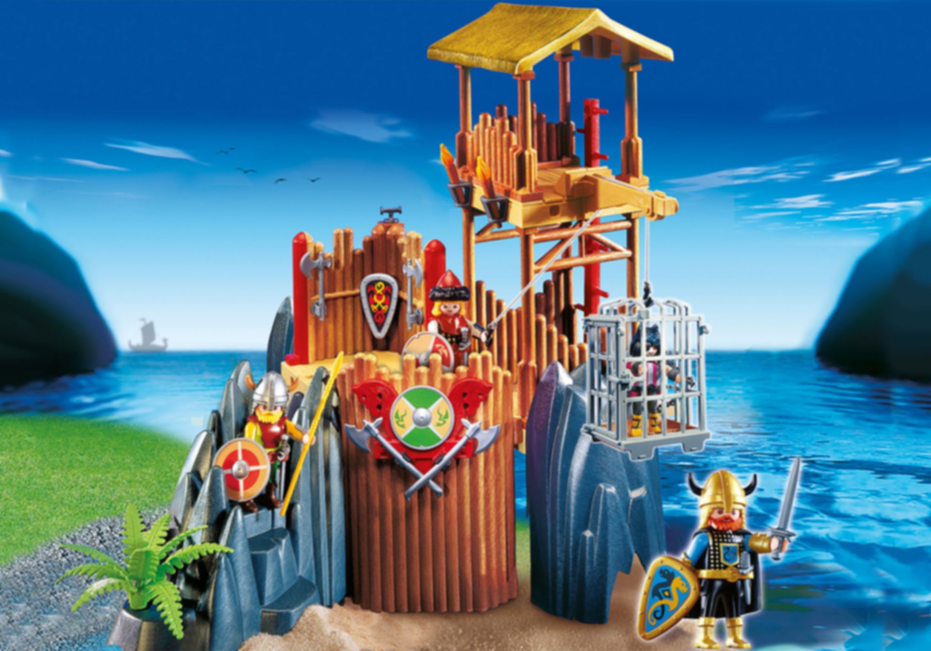 Playmobil® History Vikingsfort speelwijze