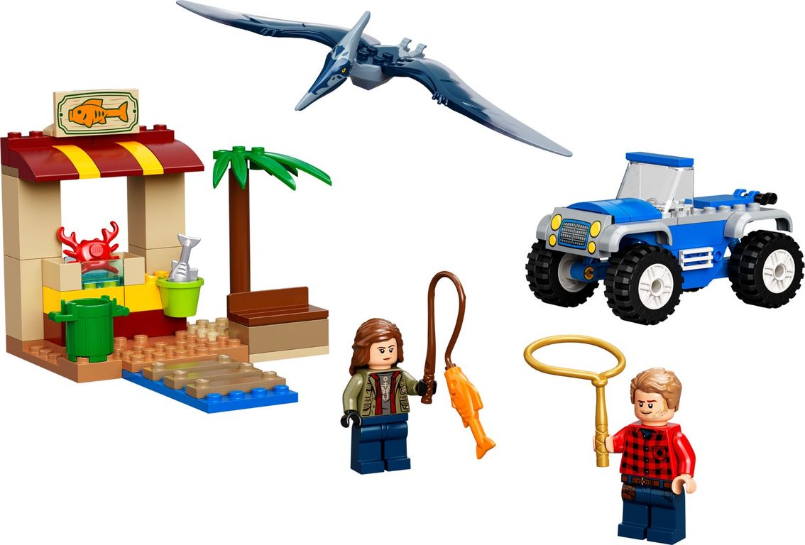 LEGO® Jurassic World Pteranodon-Jagd komponenten