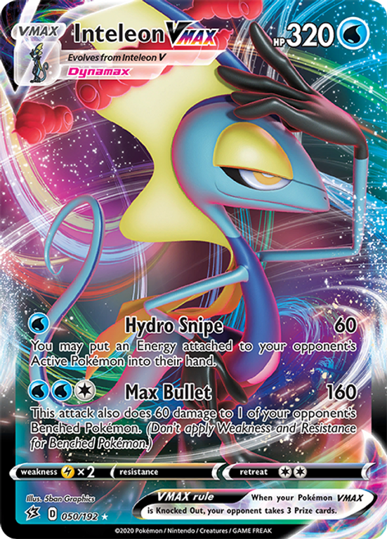 Pokémon TCG: Inteleon VMAX League Battle Deck carte