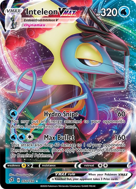 Pokémon TCG: Inteleon VMAX League Battle Deck karte