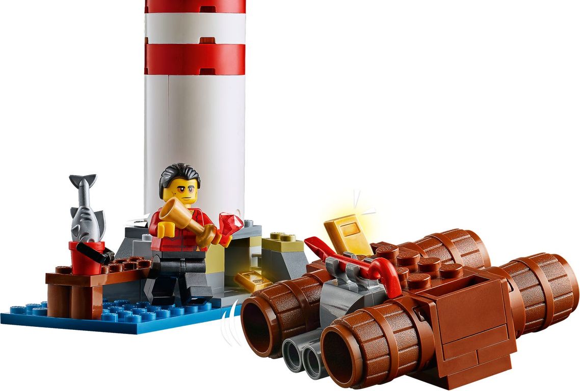 LEGO® City Police Lighthouse Capture components