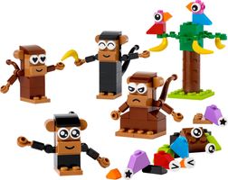 LEGO® Classic L’amusement créatif avec des singes