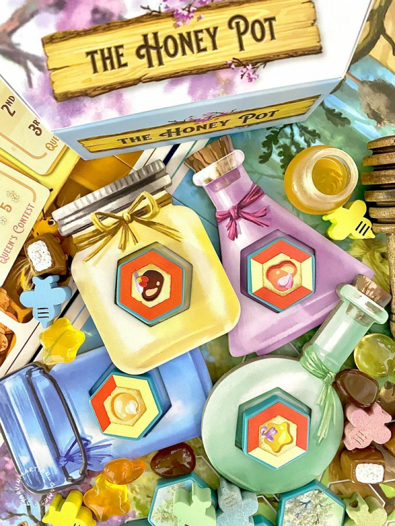 Honey Buzz: Honey Pot Mini Expansion componenti
