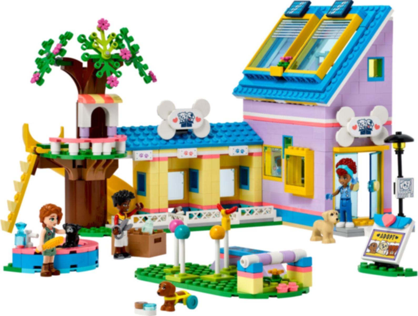 LEGO® Friends Hunderettungszentrum komponenten