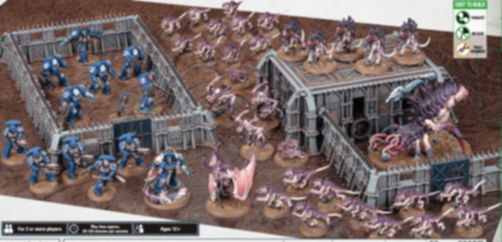 Warhammer 40,000 (Tenth Edition): Ultimate Starter Set components