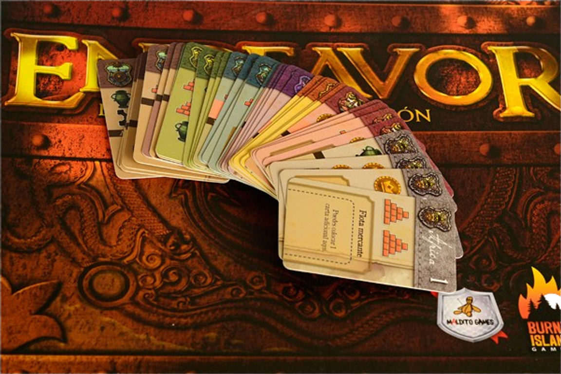 Endeavor: La Era de la Expansión cartas