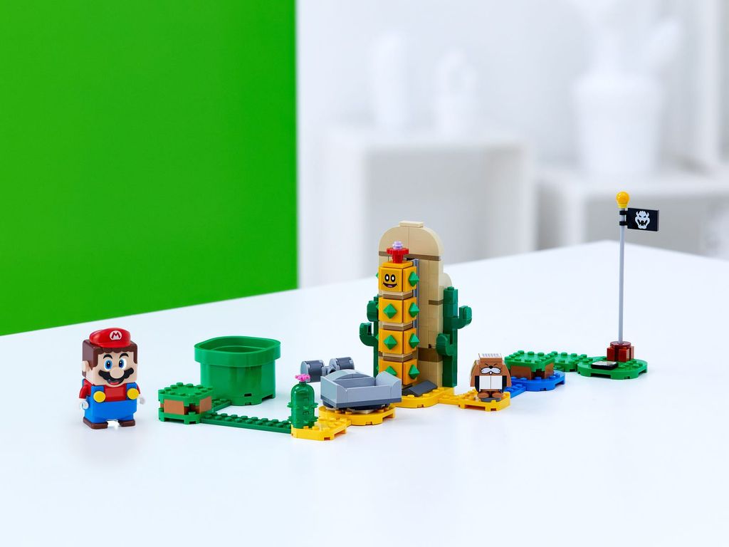 LEGO® Super Mario™ Ensemble d'Extension Désert de Pokey composants