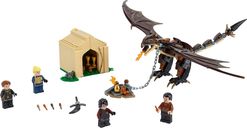 LEGO® Harry Potter™ Hungarian Horntail Triwizard Challenge components