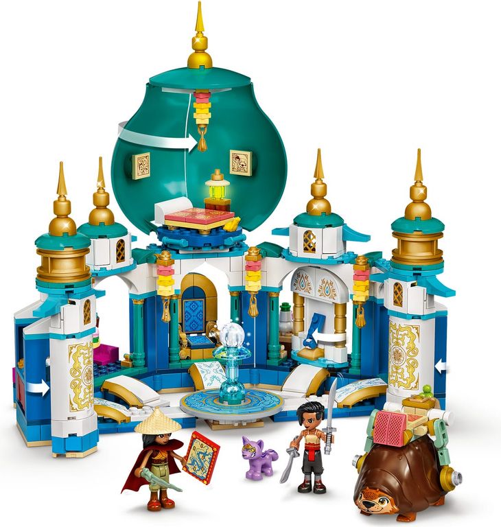 LEGO® Disney Raya and the Heart Palace components