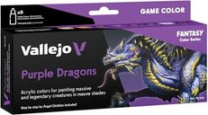 Vallejo Game Color Purple Dragons 8 colors set 18 ml