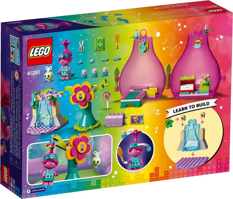 LEGO® Trolls Poppys Wohnblüte rückseite der box