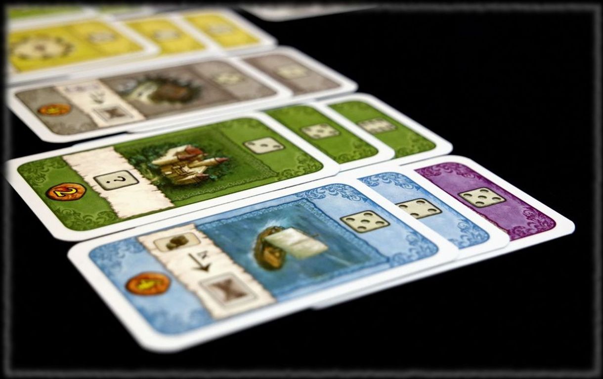 The Castles of Burgundy: The Card Game gameplay