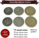 Europa Universalis: The Price of Power – Metal Coins componenten