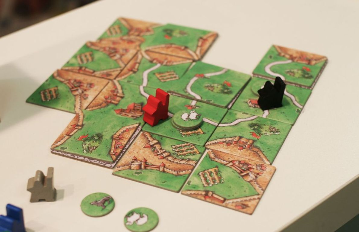 Carcassonne: Hills & Sheep components