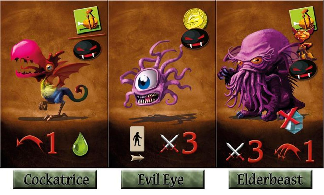 Dungeon Lords: Festival Season cards