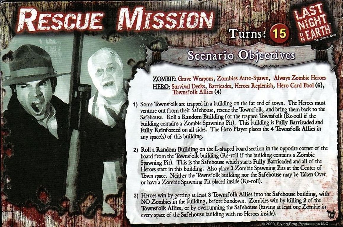 Last Night on Earth: Survival of the Fittest personaggi