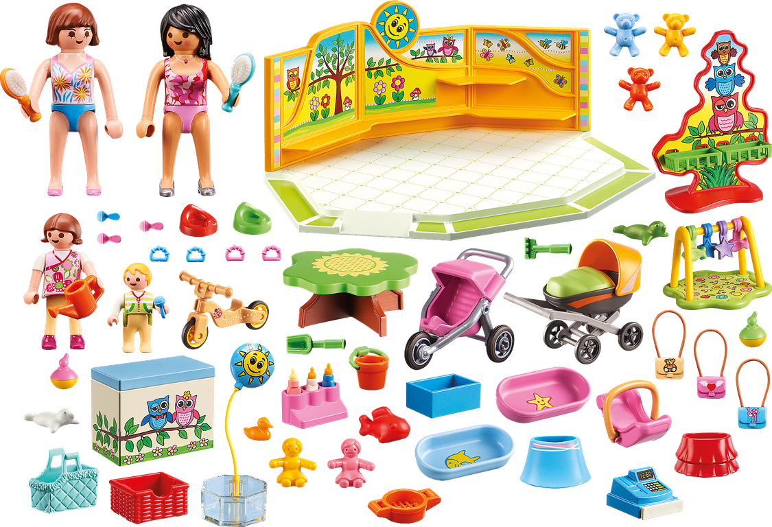 Playmobil® City Life Baby Store components