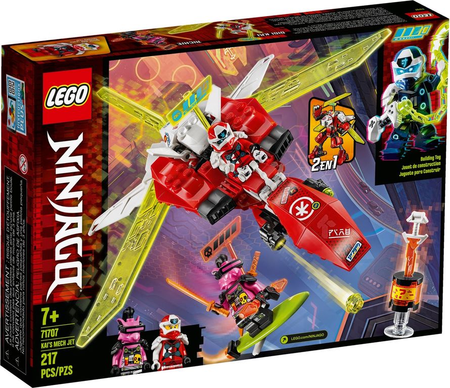 LEGO® Ninjago Kais Mech Jet back of the box