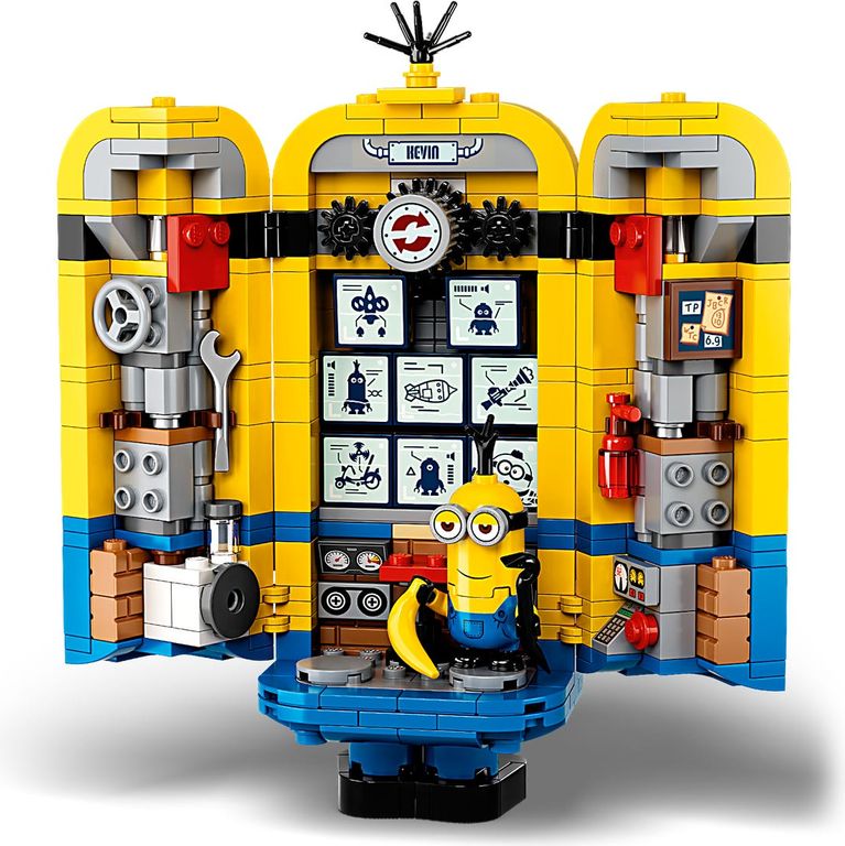LEGO® Minions Brick-built Minions and their Lair interior