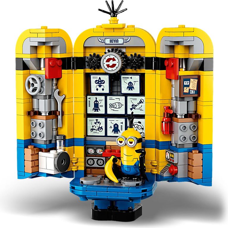 LEGO® Minions Minions-figuren van stenen en hun schuilplaats interieur