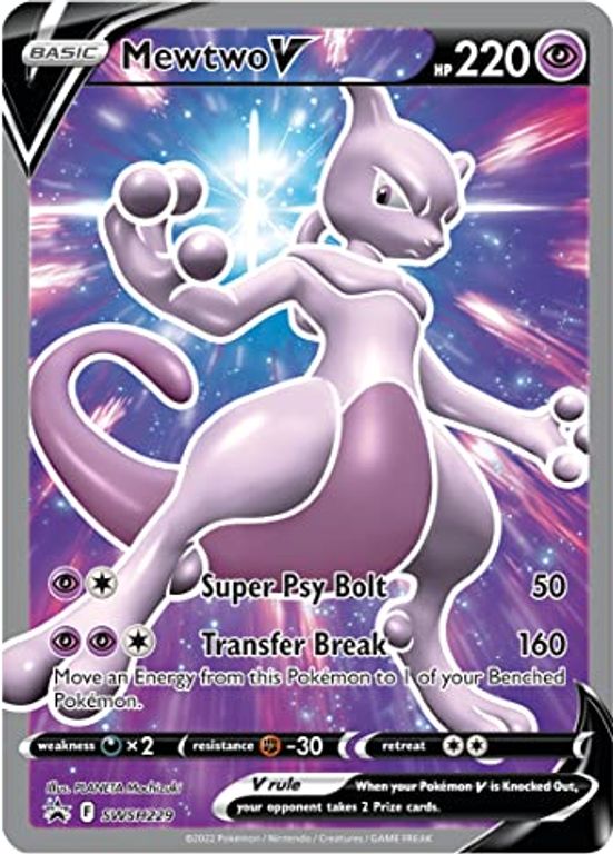 Pokémon TCG: Pokémon GO Elite Trainer Box MewTwo karte