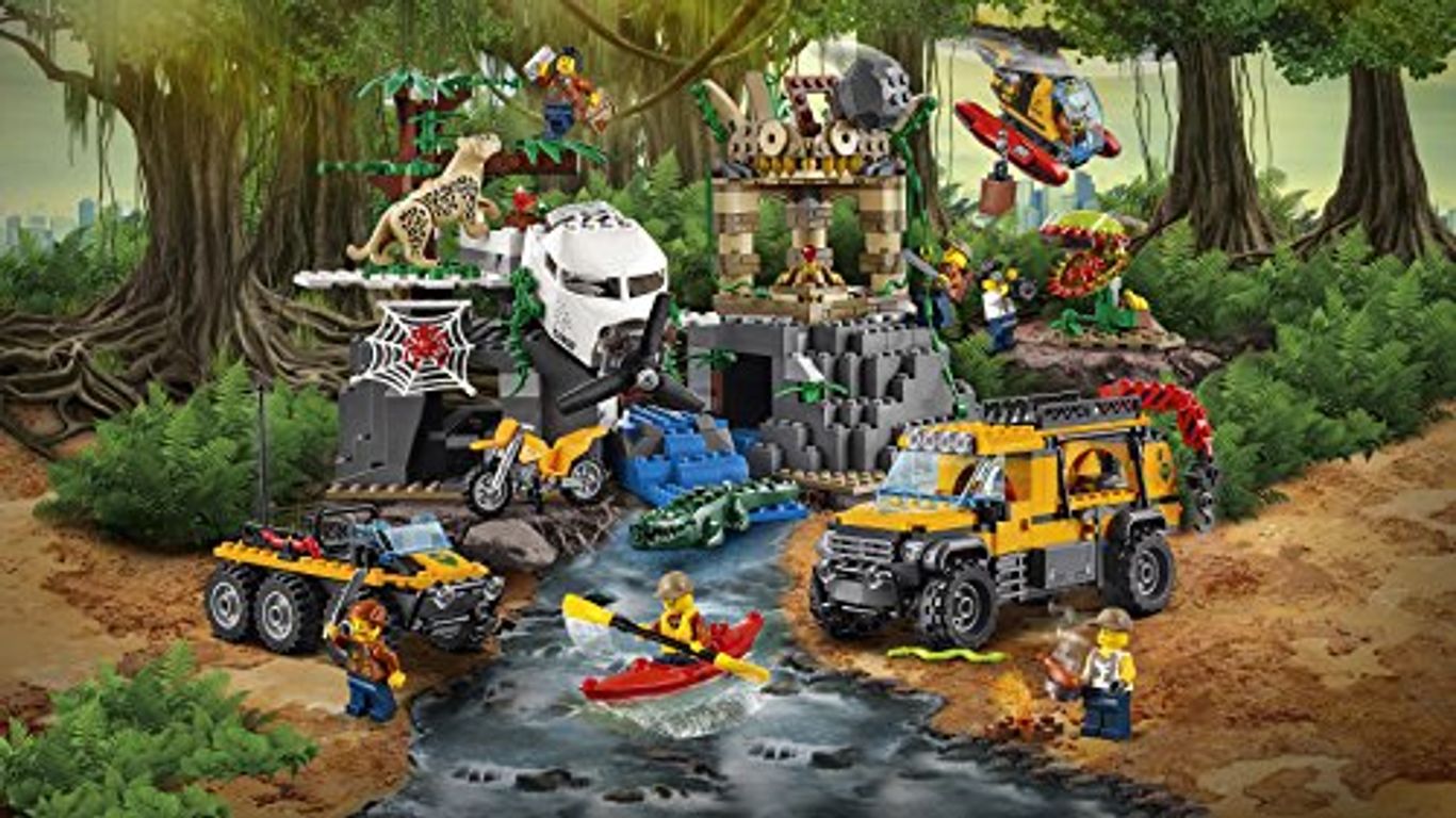 LEGO® City Jungle onderzoekslocatie speelwijze
