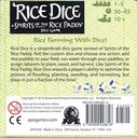 Rice Dice rückseite der box