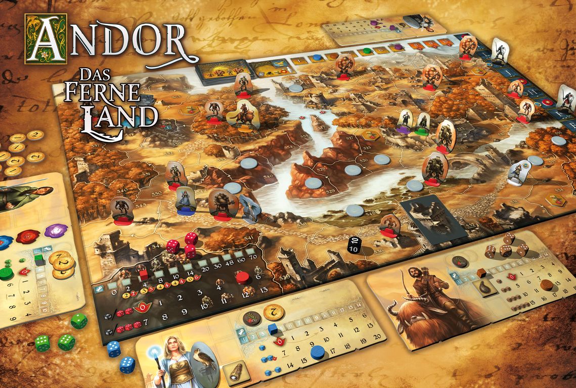 Die Legenden von Andor: Das ferne Land komponenten