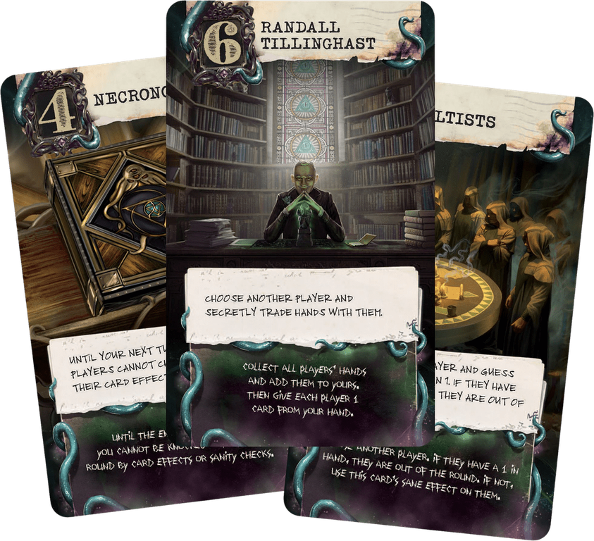 Arkham Horror: Lovecraft Letter cards