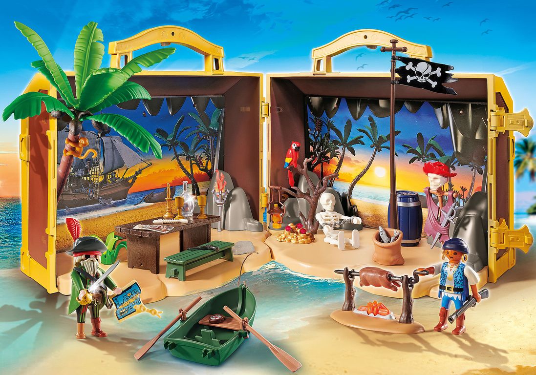 Playmobil® Pirates Take Along Pirate Island gameplay