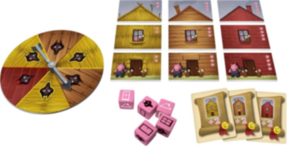 Tales & Games: The Three Little Pigs componenten