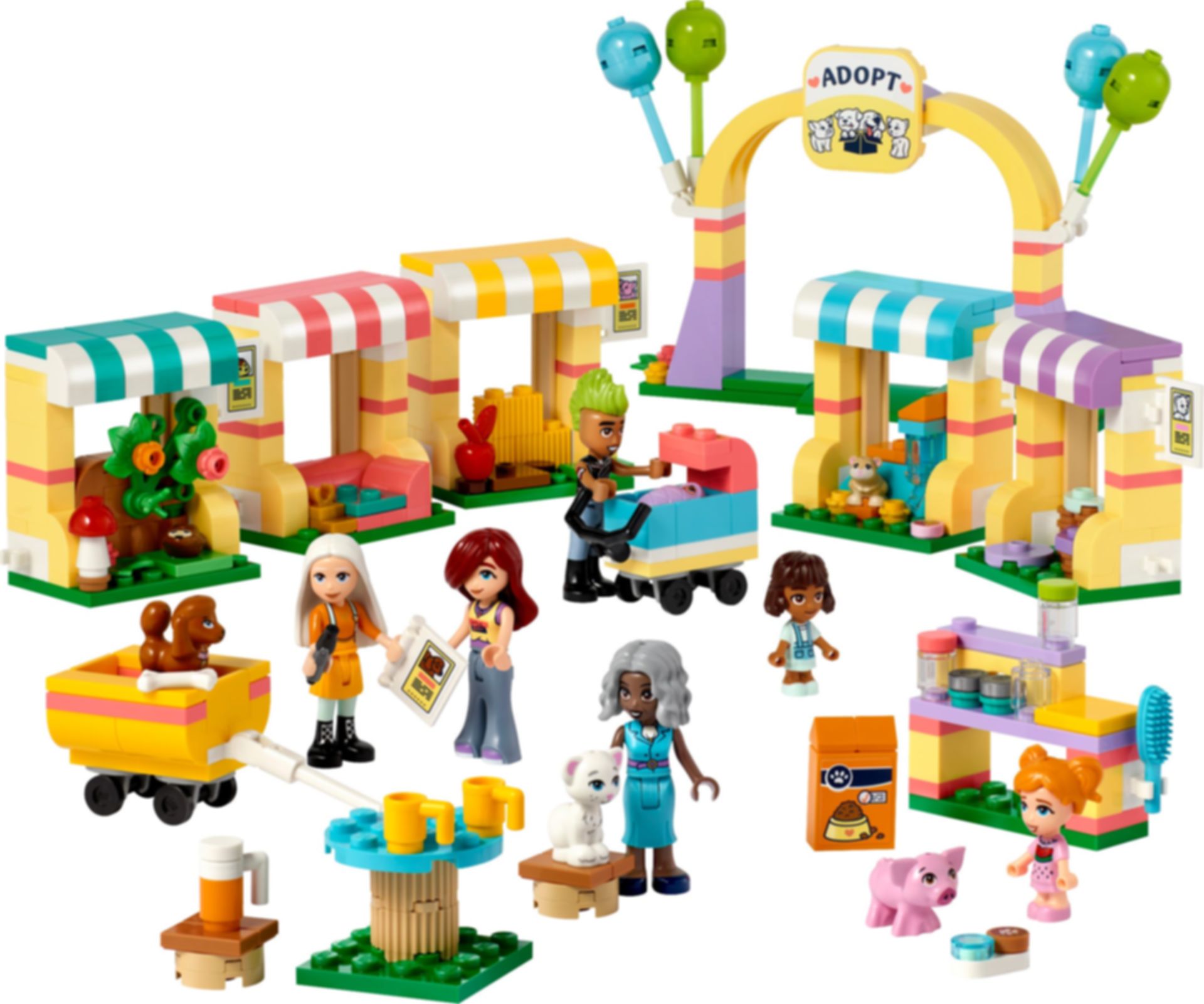 LEGO® Friends Día de Adopción de Mascotas partes