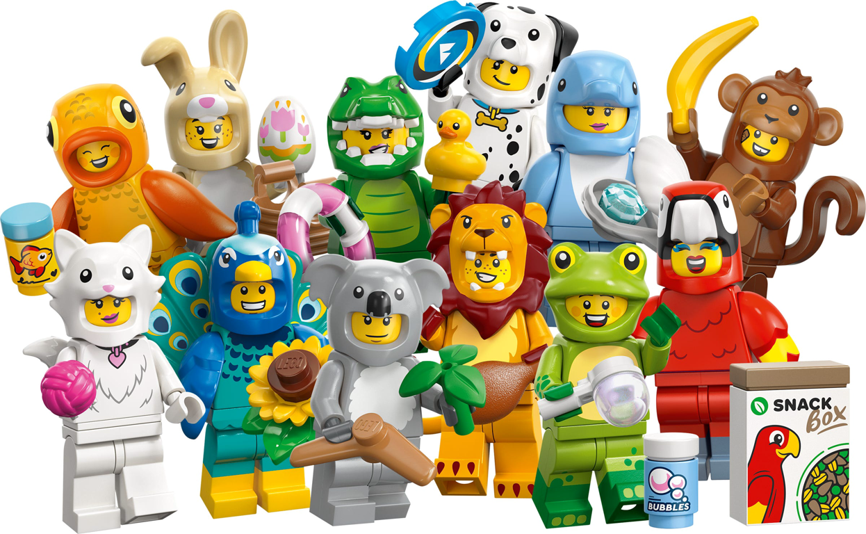 LEGO® Minifigures 28.ª Edición: Animales partes