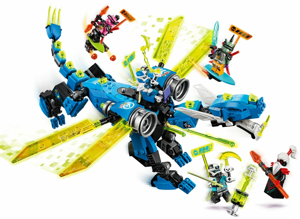 LEGO® Ninjago Jays Cyber-Drache spielablauf