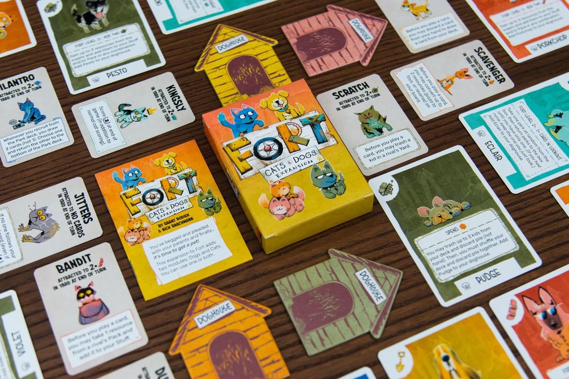 Fort: Cats & Dogs Expansion kaarten