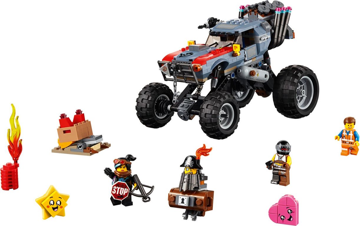 LEGO® Movie Le buggy d'évasion d'Emmet et Lucy ! composants