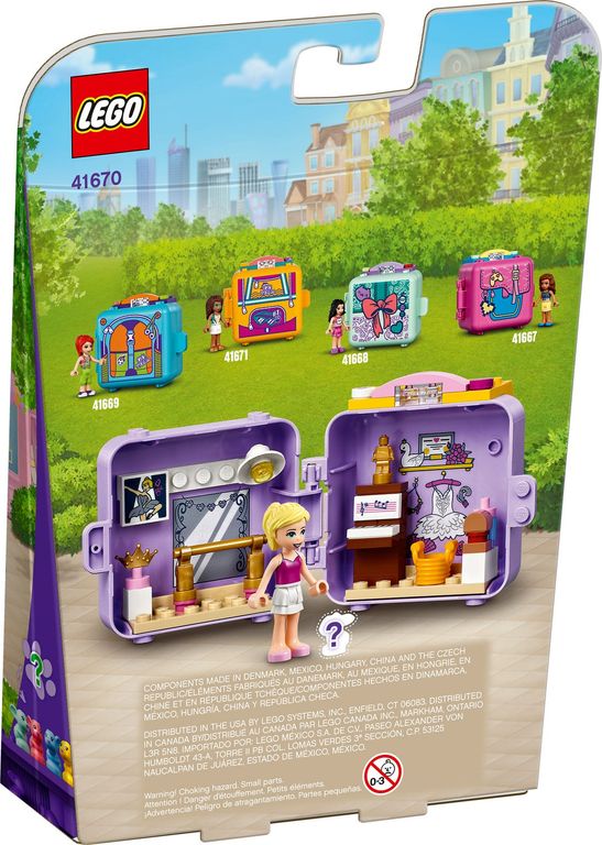 LEGO® Friends Stephanie's balletkubus achterkant van de doos