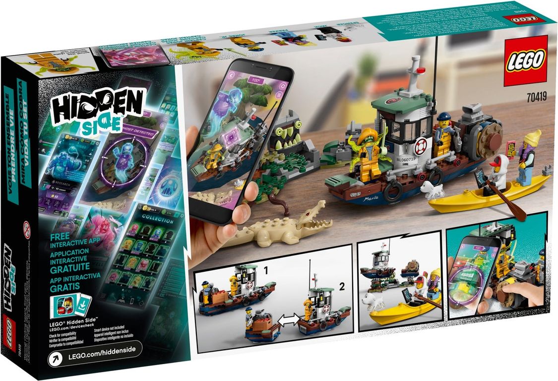 LEGO® Hidden Side Gekenterter Garnelenkutter rückseite der box