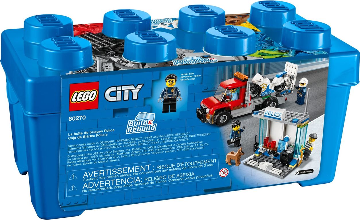 LEGO® City Police Brick Box back of the box
