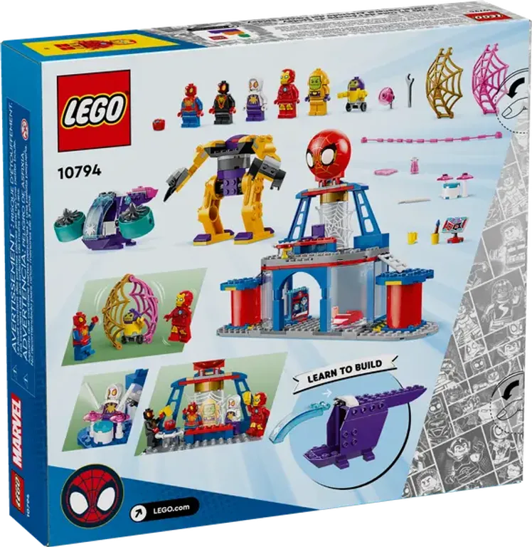 LEGO® Marvel Quartier generale di Team Spidey torna a scatola