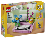 Typewriter with Flowers