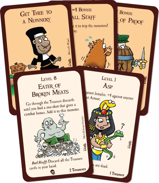 Munchkin Shakespeare Deluxe cartes