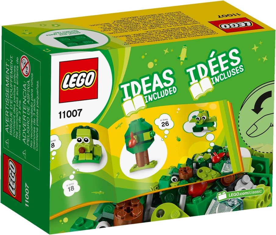 LEGO® Classic Grünes Kreativ-Set rückseite der box