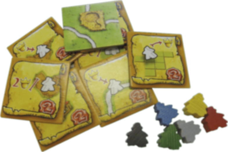 Carcassonne: The Messengers components