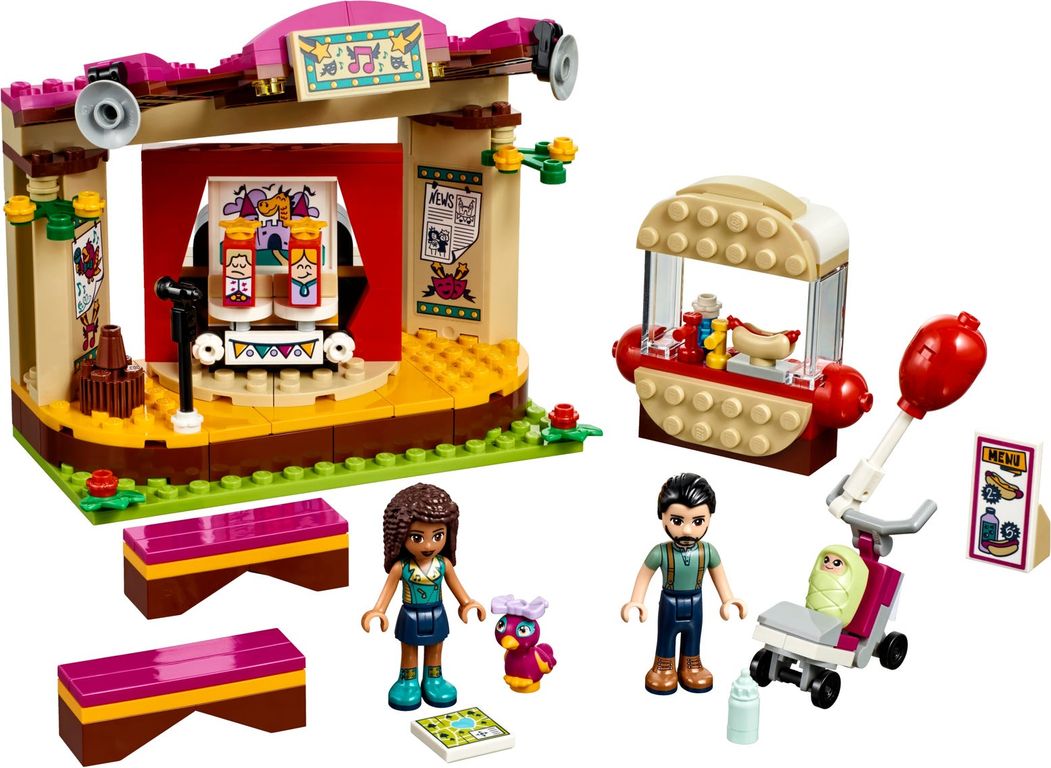 LEGO® Friends Actuación en el parque de Andrea partes