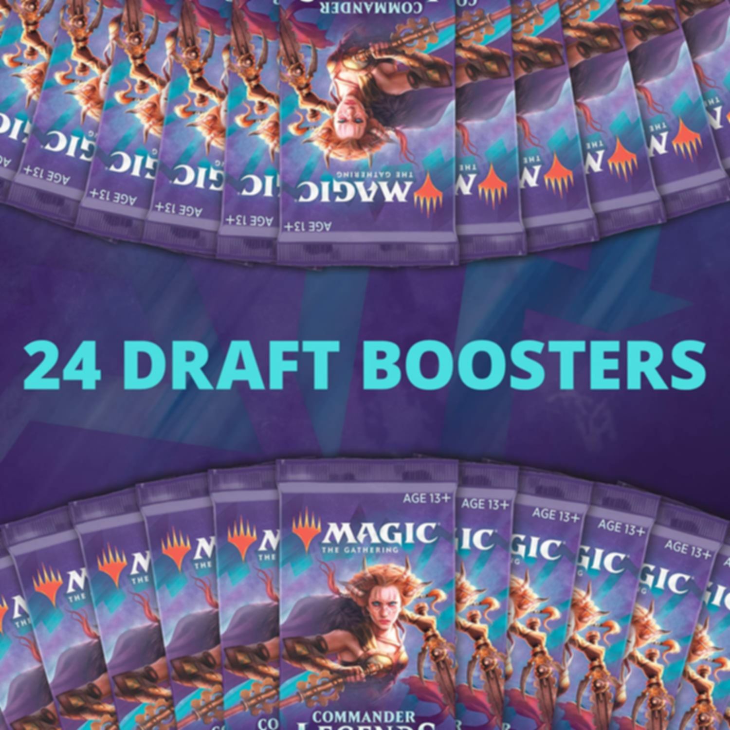 Magic: The Gathering Commander Legends Draft Booster Box komponenten