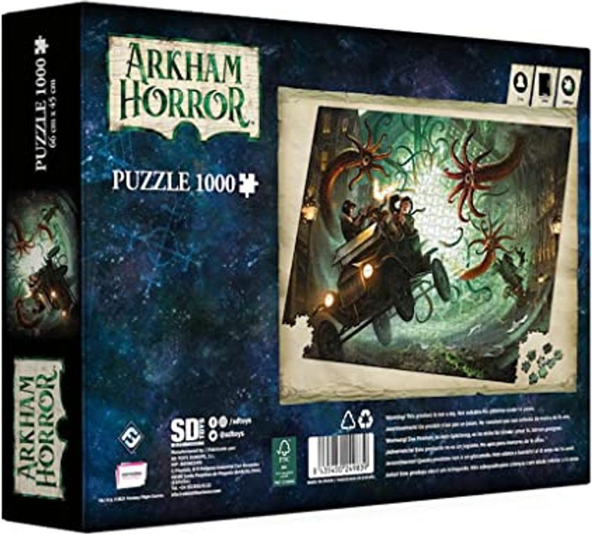Arkham Horror back of the box