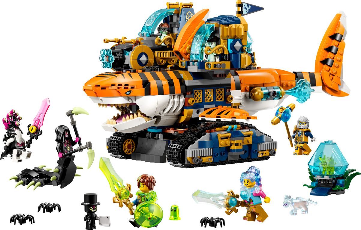 LEGO® DREAMZzz™ Tiger Shark Tank components