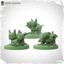 Black Rose Wars: Familiar Cereberus miniature