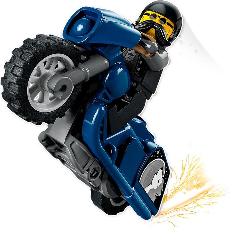 LEGO® City La moto de cascade du Biker speelwijze